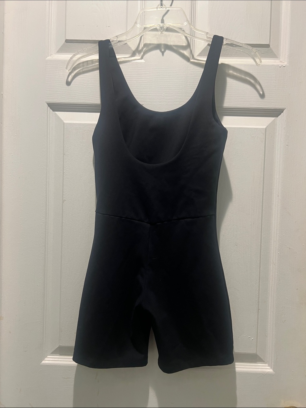 girlfriend collective Black Activewear Romper - Picture 5 of 7